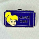 Tinker Bell  Admit One Ticket Mystery Pin Disney Trading Peter Pan