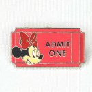 Disney Theater Ticket Minnie Mouse Admit One Disney Trading Pin