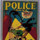 Police Comics #27 Quality 1944 CGC 1.8 GD- Jack Cole Plastic Man W Eisner Spirit