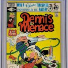 Dennis the Menace 1 Marvel 1981 CGC 9.4 NM 1st Marvel Appearance