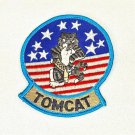 Navy F-14 D Grumman Tomcat Patch US Flag Stars Stripes USN Fighter Jet Airplane