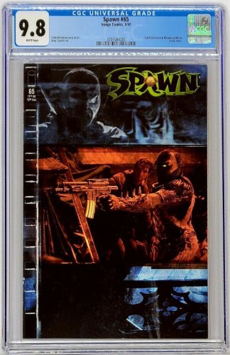 Spawn  #65 Image 1997 CGC 9.8 Todd McFarlane Movie Photo Cover Top Census Grade