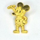Disney Pin Original 1920s Large Eye Mickey Mouse Plane Crazy Goldtone 2008