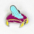 2017 Cinderella Icons Glass Slipper Disney Pin 124095 Blue On Purple Pillow