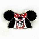 Disney Pin Minnie Mouse Retro 1950s Style Ear Hat w/ Bow Musketeer Style Logo