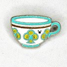 DLR 2015 Hidden Mickey Mad Tea Party Cups Turquoise Disney Pin 112207