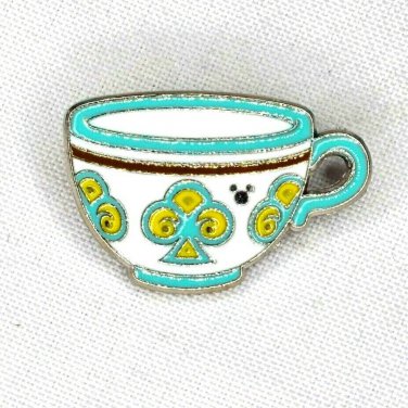 DLR 2015 Hidden Mickey Mad Tea Party Cups Turquoise Disney Pin 112207