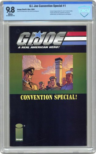 GI Joe Convention Special #1 Image 2001 CBCS 9.8 Equals Top CGC Census Grade