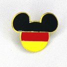 Disney Trading Pin Mickey Head & Ears Paris 2008 Germany Flag Icon
