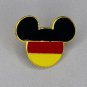 Disney Trading Pin Mickey Head & Ears Paris 2008 Germany Flag Icon