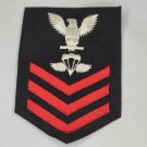 Navy Aircrew Survival Equipmentman PR1 Rate Patch Wings Parachute Rigger Blues