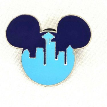 Disney Mickey Mouse Icon Seattle Washington Skyline Pin Space Needle