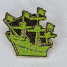 Disney Pin - Shanghai Disney Grand Opening - Green Pirate Ship - Limited Edition