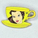 Belle from Beauty and the Beast Disney Princess Tea Cup Pin Hidden Mickey