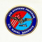 US Naval Reserve Air Systems Program Decal Sticker ~ 4"
