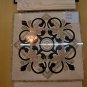 Home Decor Waterjet Cut Marble Floor/Wall Medallion Square 48" Granite Back