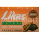 New Original LIKAS Papaya Skin Whitening Herbal Soap 135g