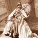 Vintage Photograph of Maharana Bhupal Singhji of Mewar from India #a00014