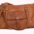 Retro Original Handmade Leather Bag, Unisex Duffler Gym Travelling Bags #157