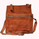 Goat Leather Bag Original Leather Laptop Messenger Shoulder Cross Bag #102