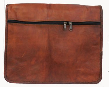 15" Stylish Handmade Real Leather Bag, Brown Laptop Corporate Office Bags #172