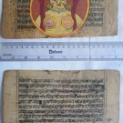 Original Antique Old Manuscript Jain Cosmology New Hand Painting Rare India #578