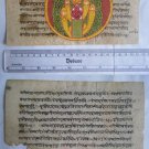 Original Antique Old Manuscript Jainism Cosmology New Hand Painting Rare #621