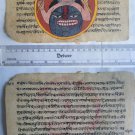 Original Antique Old Manuscript Indian Cosmology New Hand Painting Rare #583