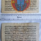 Original Antique Old Manuscript Jain Cosmology New Hand Painting Rare India #573