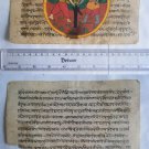 Original Antique Old Manuscript Indian Cosmology New Hand Painting Rare #596