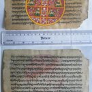Original Antique Old Manuscript Indian Cosmology New Hand Painting Rare #591