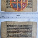 Original Antique Manuscript Old Jain Cosmology New Hand Painting Rare India #566