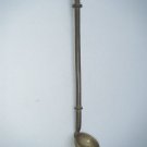 Antique Hindu Traditional Indian Ritual Brass OIL SPOON Vintage Spoon India#1040