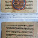 Rare Original Antique Old Manuscript Jain Cosmology New Hand Painting India#637