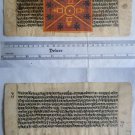 Rare Original Antique Old Manuscript Jain Cosmology New Hand Painting India#640