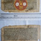 Rare Original Antique Old Manuscript Jain Cosmology New Hand Painting India#646