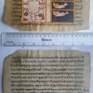 Original Antique Old Manuscript Jainism Cosmology New Hand Painting Rare #615