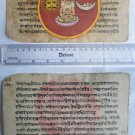 Original Antique Old Manuscript Indian Cosmology New Hand Painting Rare #589