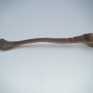 Antique Hindu Traditional Indian Ritual Brass OIL SPOON Vintage Spoon India#1045
