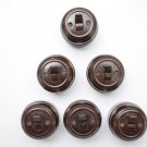 1950s Lot of 6 Rare Old Bakelite Electric Switch Indian Made Original #1330