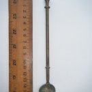 Antique Hindu Traditional Indian Ritual Brass OIL SPOON Vintage Spoon India#1039