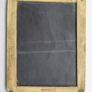 Children Chalk Board Slate Rare Framed Black Stone Old Double Sided Slate #1622