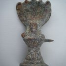Brass SHIVA LINGAM YONI Antique Statue Rare Collectible Hindu God Vintage #1048