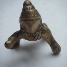 Antique Old Indian Brass Statue God Baby Krishna Crawling Rare Collectible #783