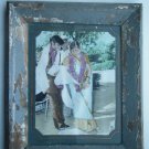 Original Old Hand Coloured Photograph, Vintage Photo in Old Wooden Frame #2673