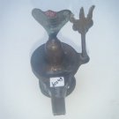 Brass SHIVA LINGAM YONI Antique Statue Rare Collectible Hindu God Vintage #1049