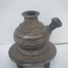 Brass Hukkah Smoking Pipe, Vintage Brass Old Original Hukka Rare Small India#993
