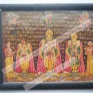 Kalyaan Ji Diggi Nice Old Religious Print in Old Wooden Frame India Art #2499