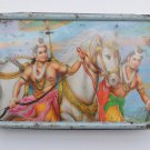 Old Sweets Tin Box, Rare Collectible Litho Printed Tin Boxes India #1464