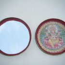 GATTAJI Antique Brass Box with INDIAN Miniature Painting Hindu God Worship #1090